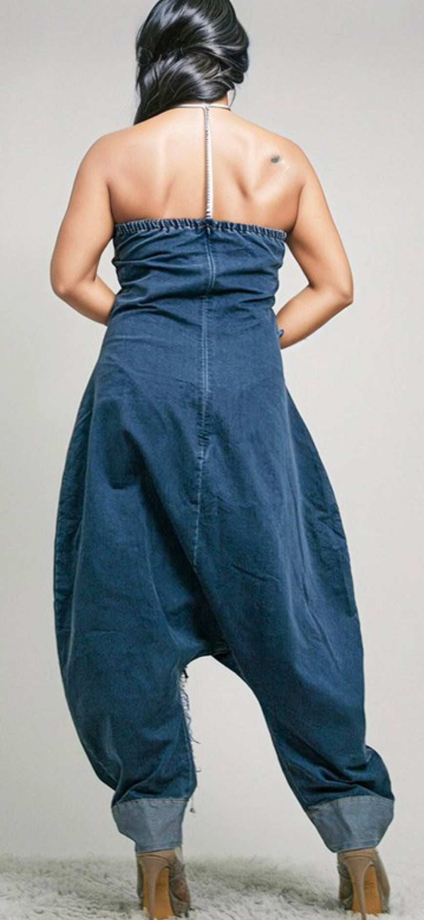 Denim Daze Harem Jumper Plus