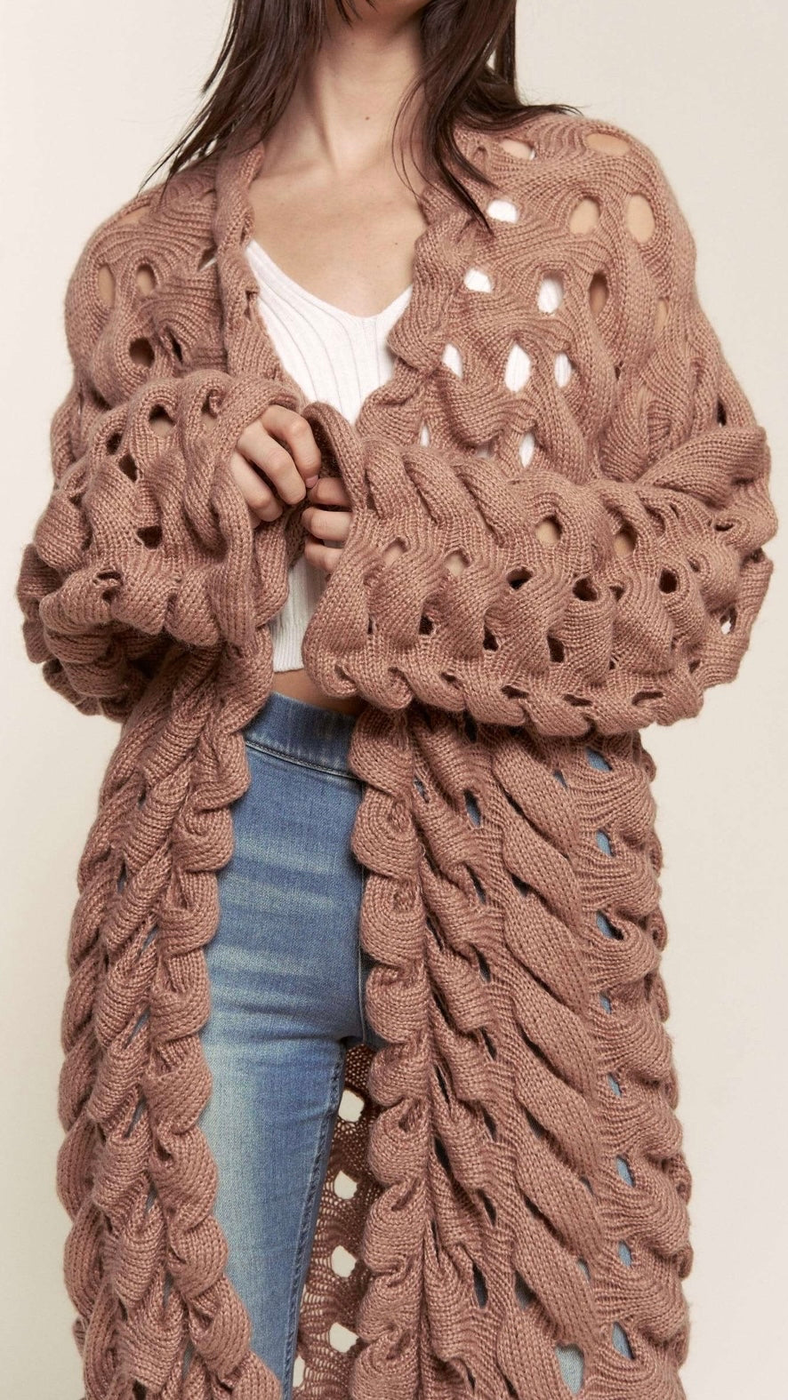 Lattice Elegance Cardiganfeel