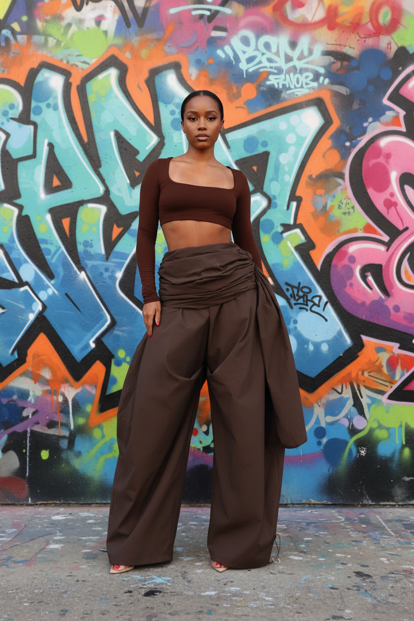 Dramatic Drape Pants