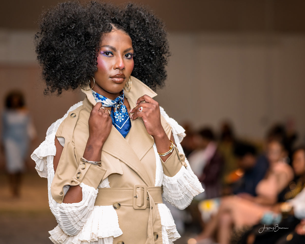 Golden Hour Trench Dress