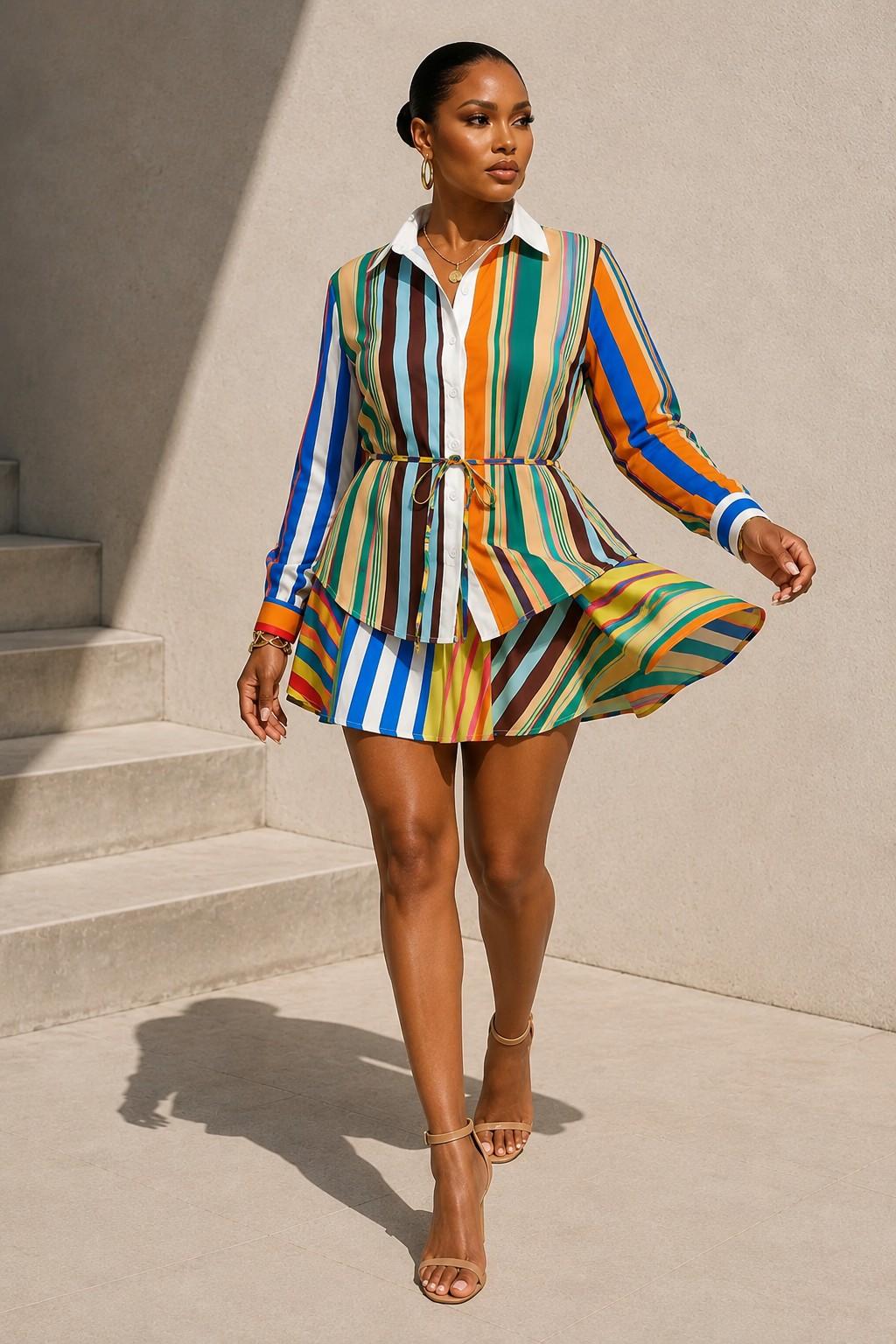 Leading Lines Skort Set