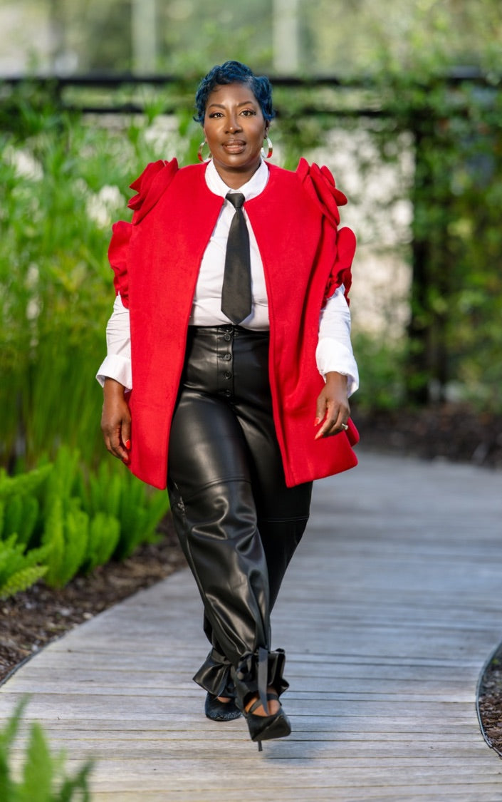 Regal Veil Cape Vest