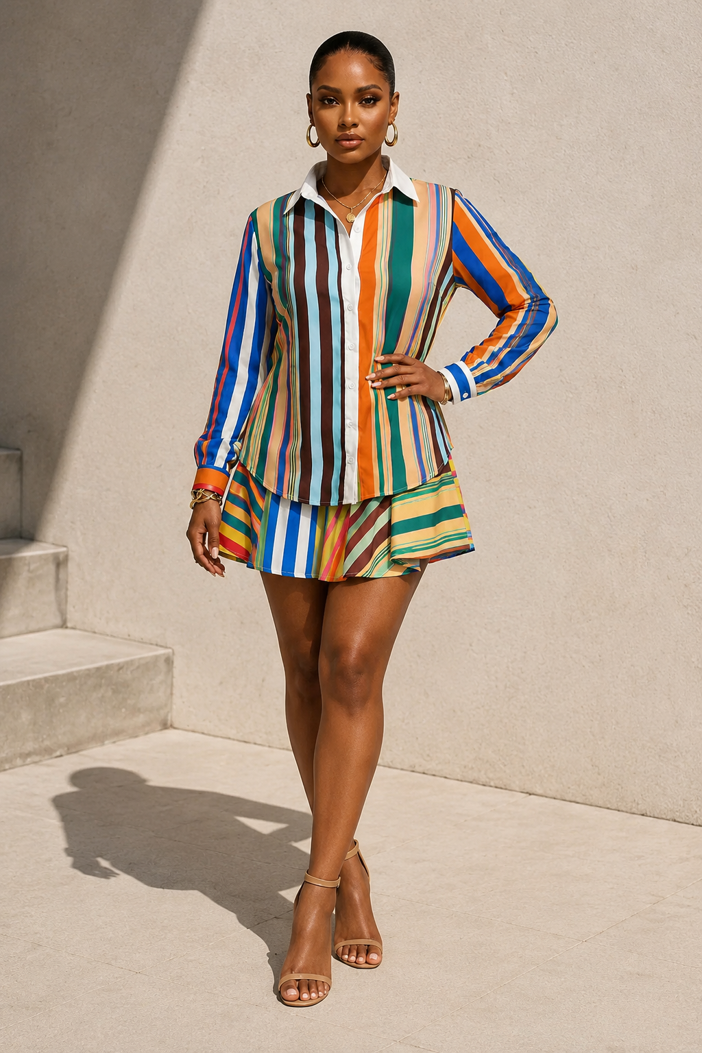 Leading Lines Skort Set