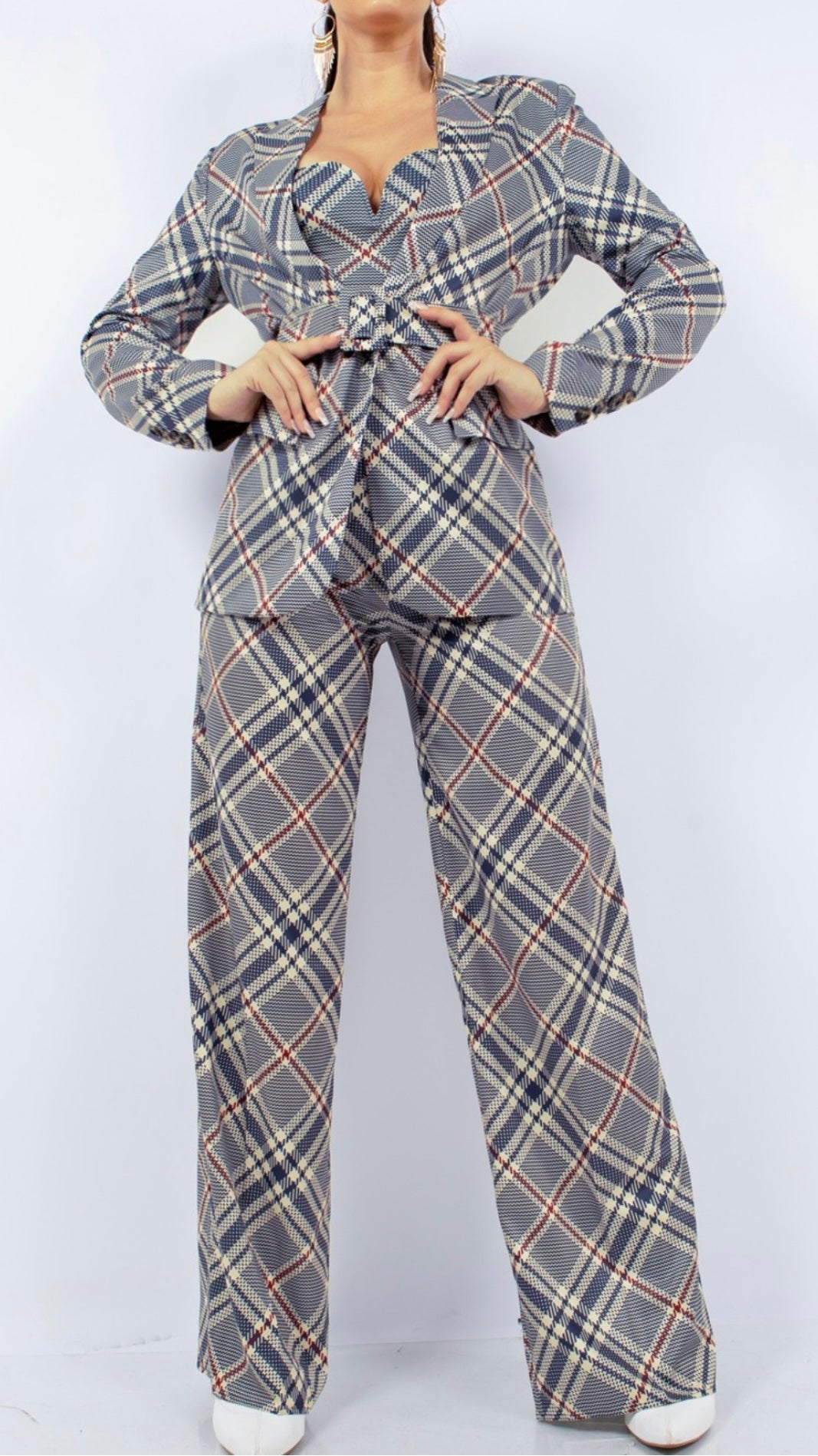 Plaid Perfection Pant Set