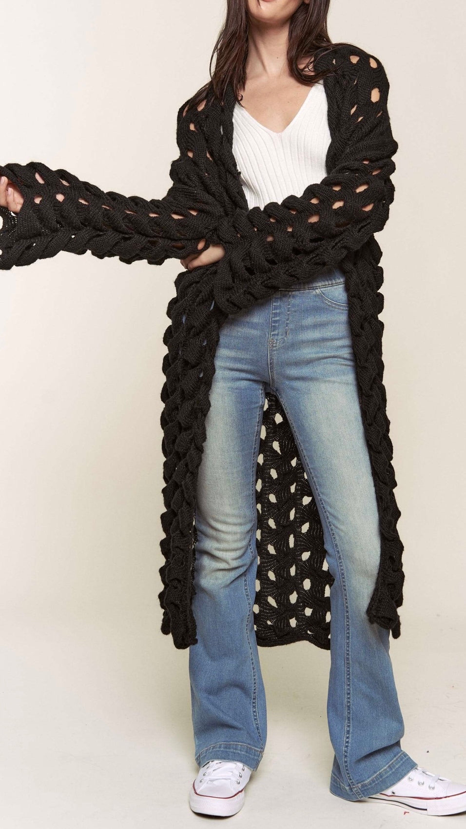 Lattice Elegance Cardiganfeel