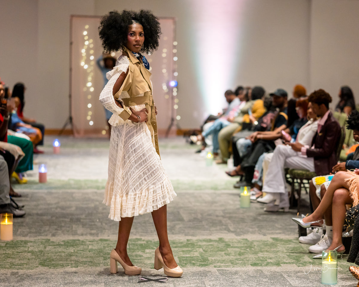 Golden Hour Trench Dress
