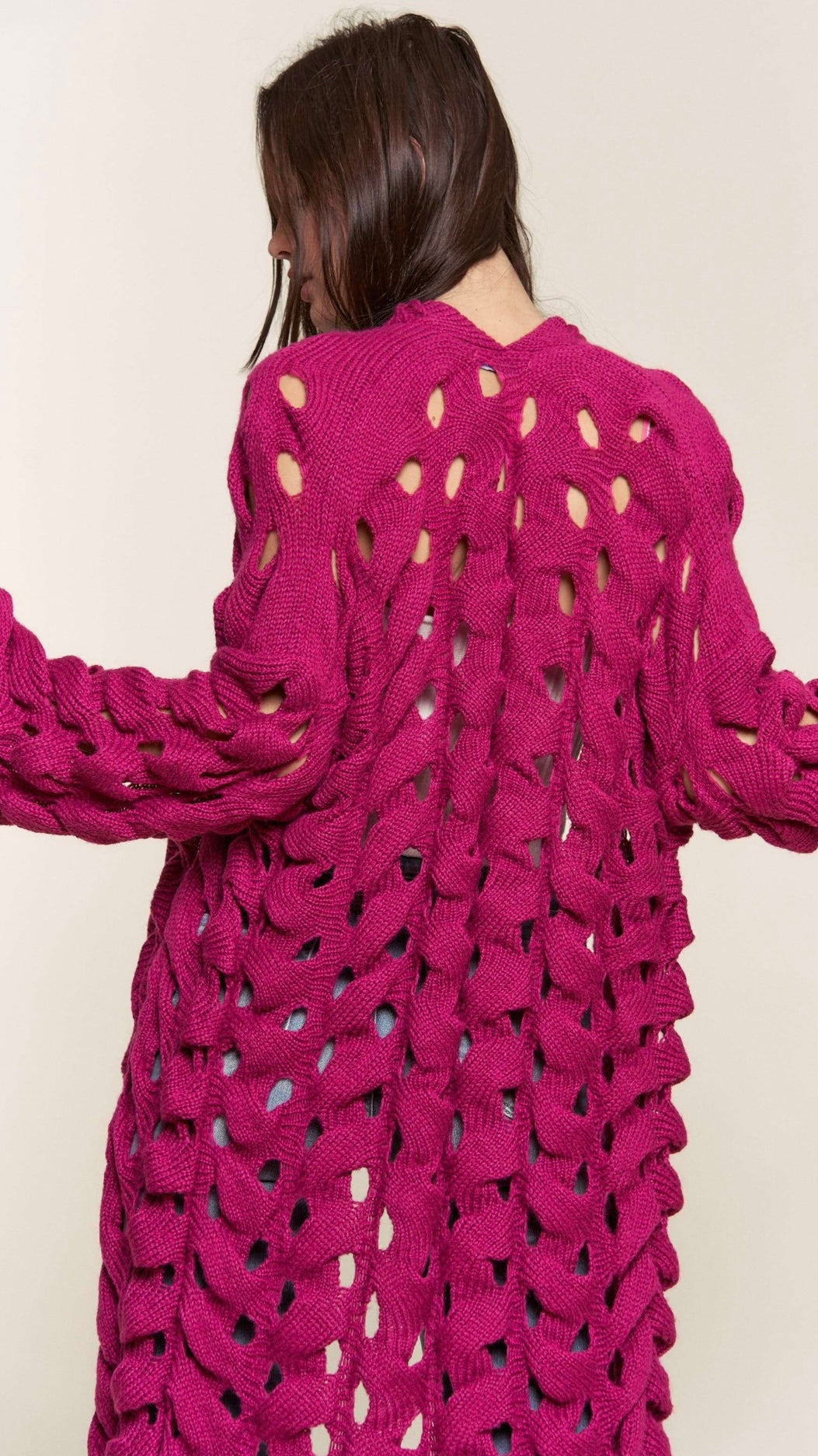 Lattice Elegance Cardiganfeel