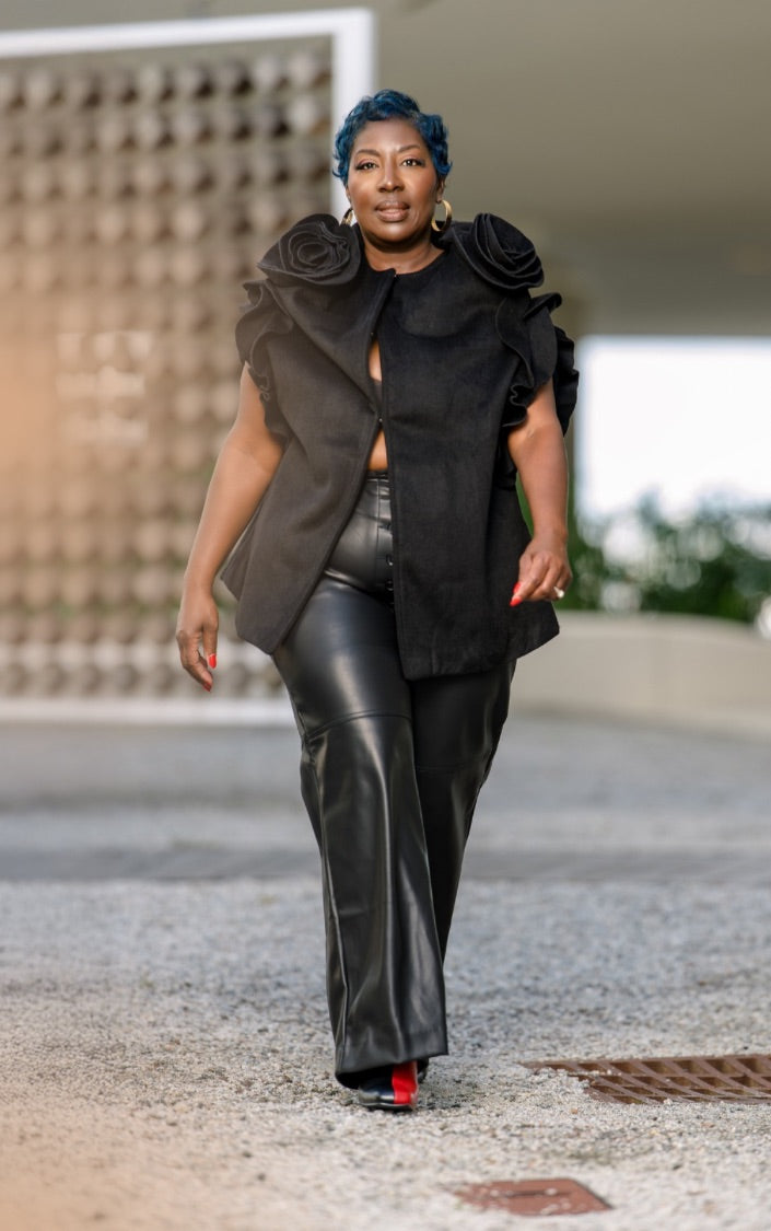 Regal Veil Cape Vest