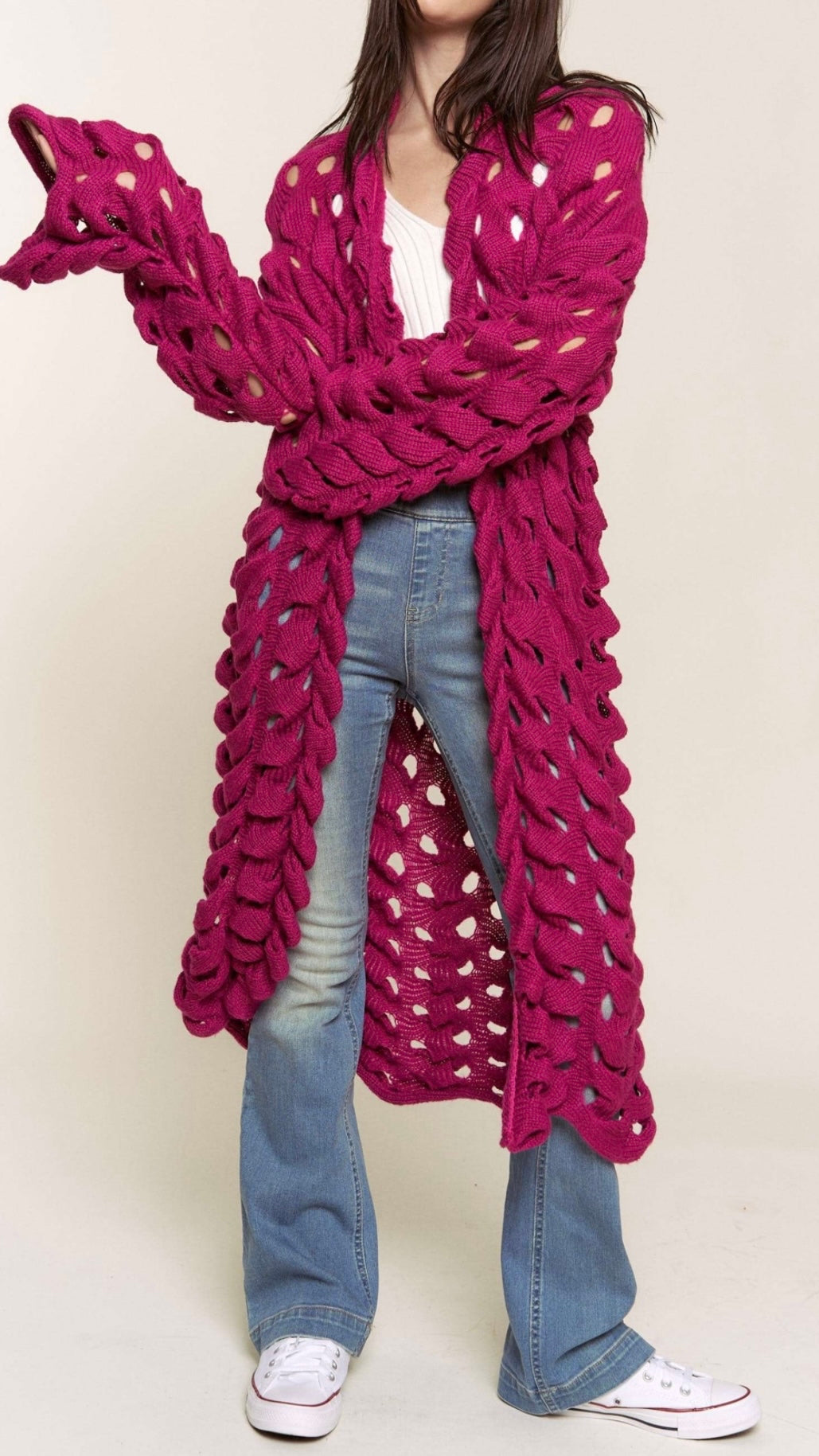 Lattice Elegance Cardiganfeel