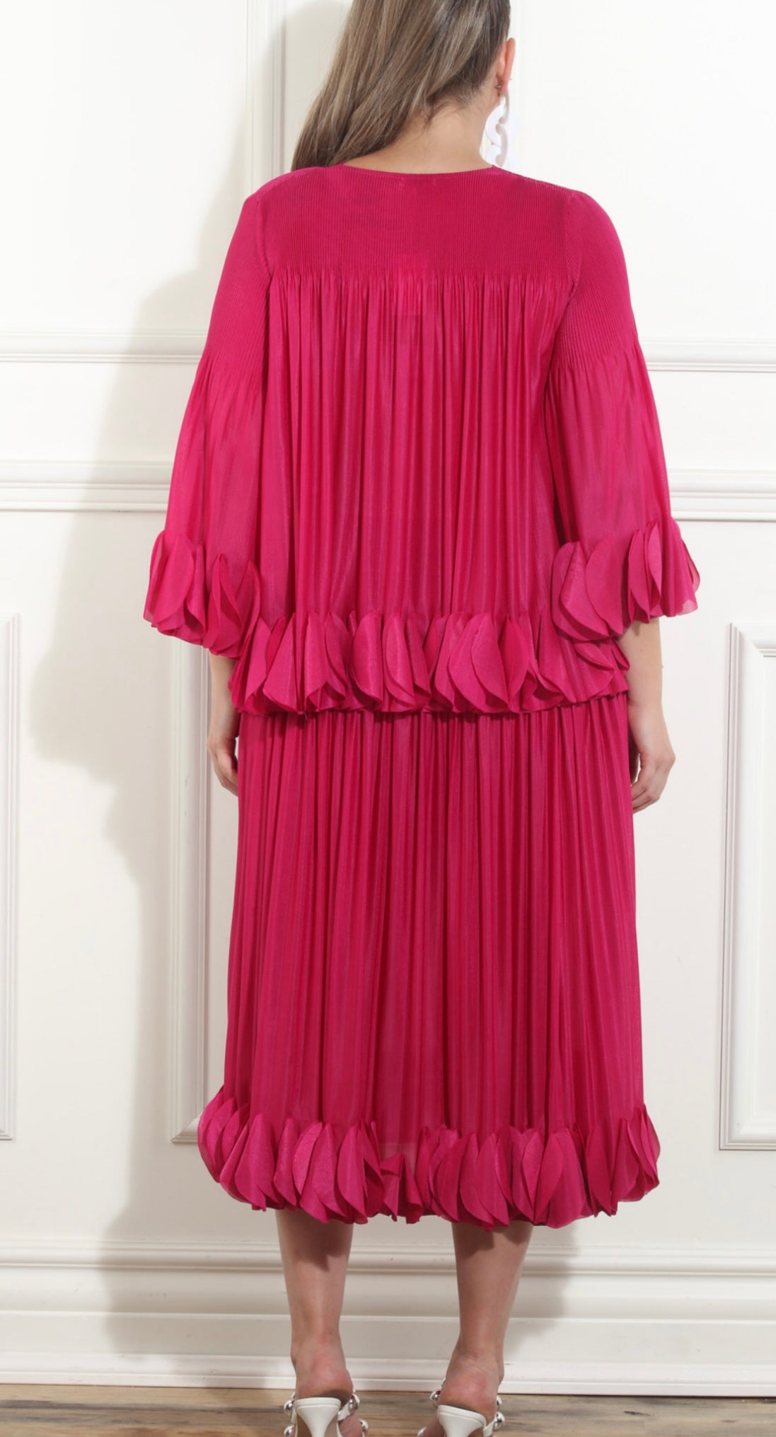 Fuschia Flair Dress