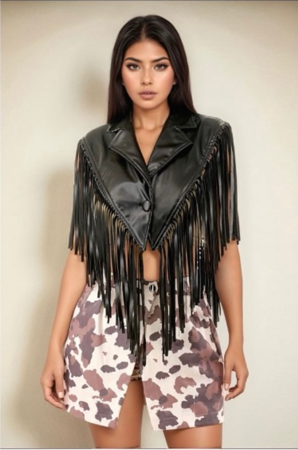 Western Edge Fringe Vest