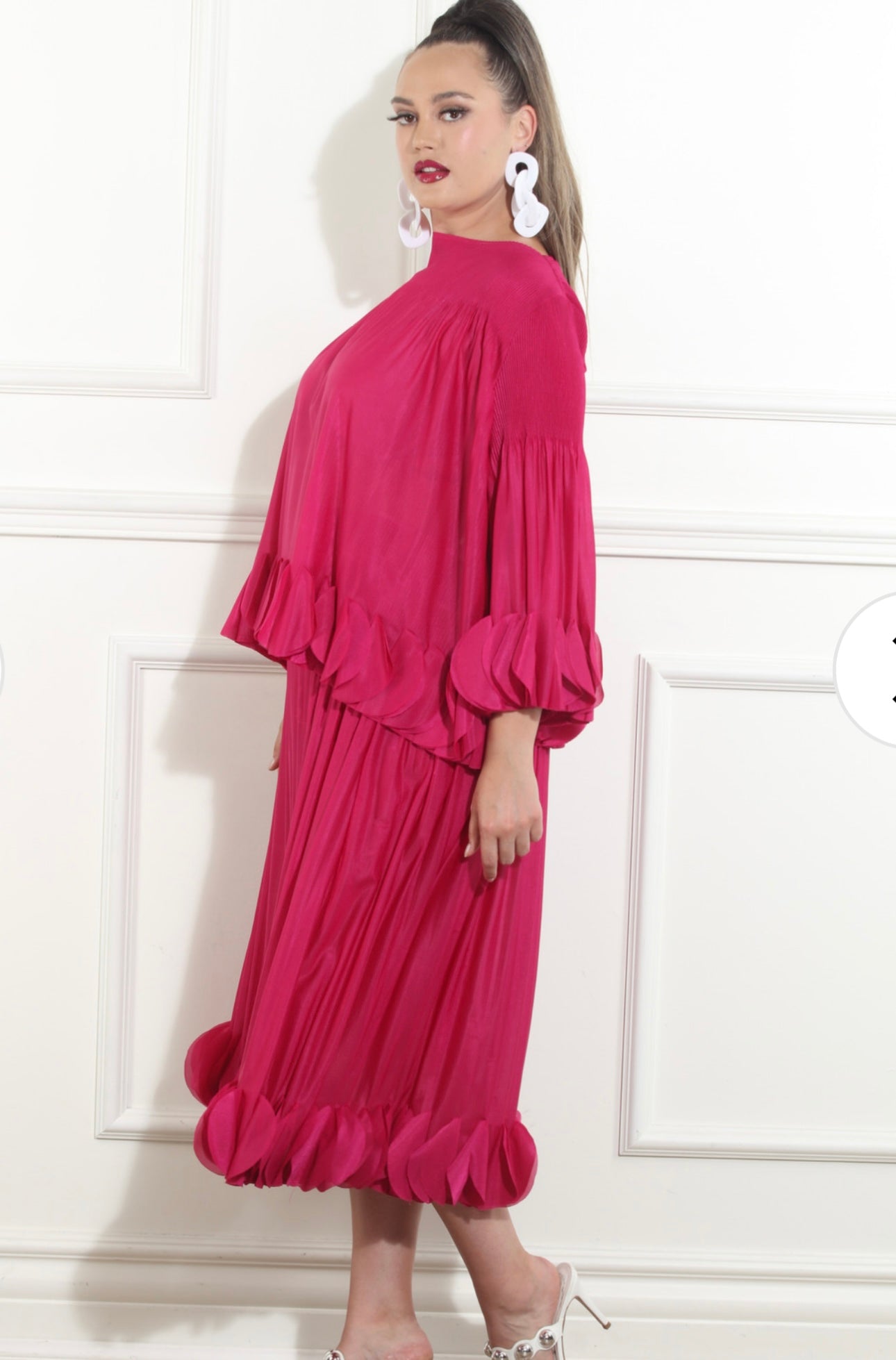 Fuschia Flair Dress