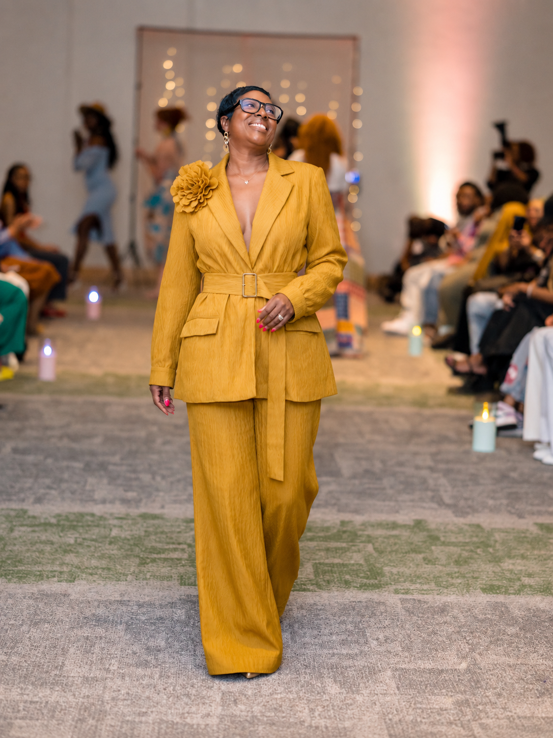 Golden Command Belted Suit (Estimated availability: September 25
Estimated dates are subject to change based on vendor delivery.
