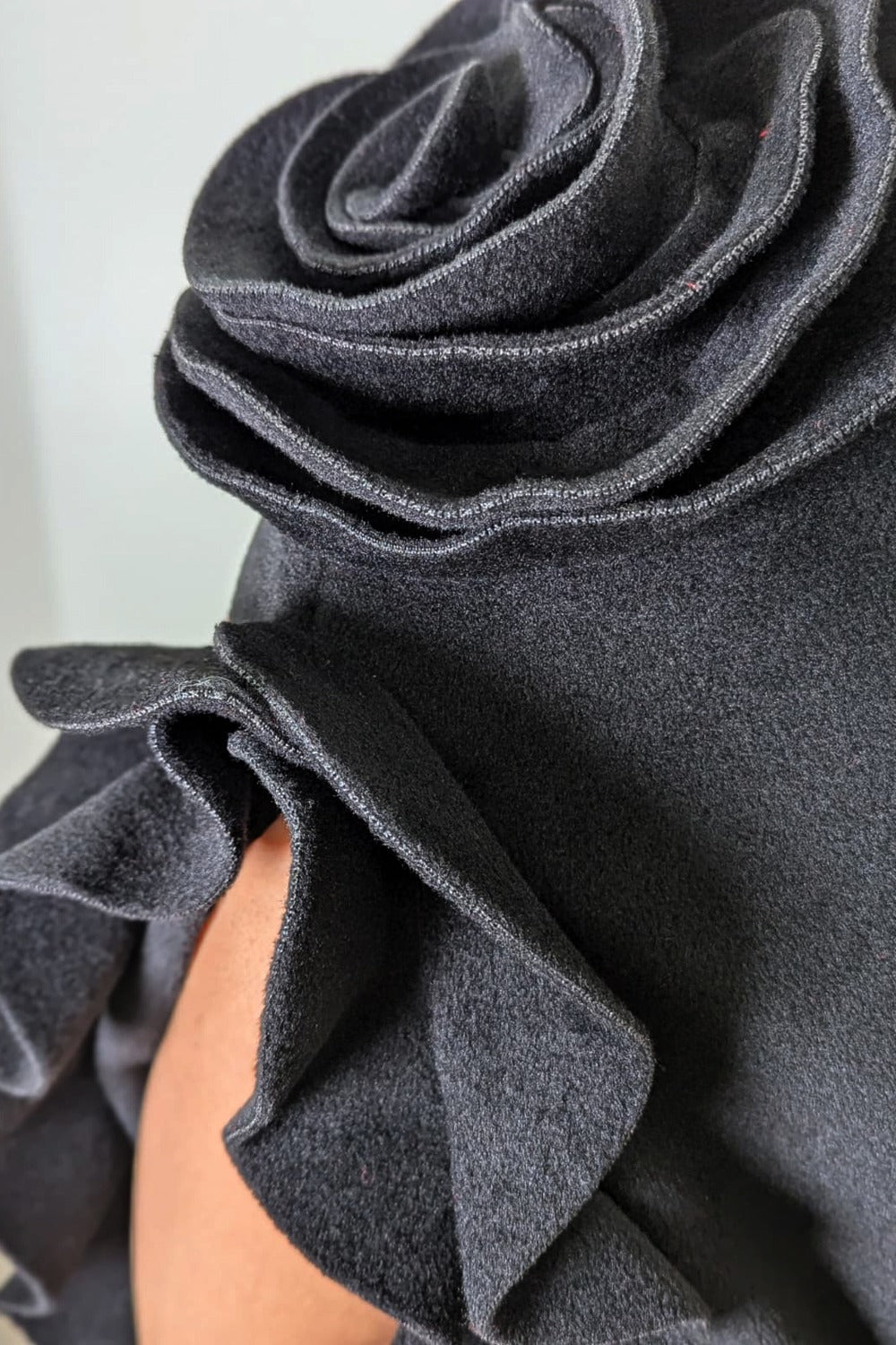 Regal Veil Cape Coat