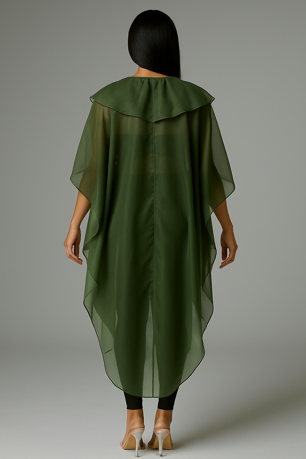 Sheer Grace Ruffle Duster